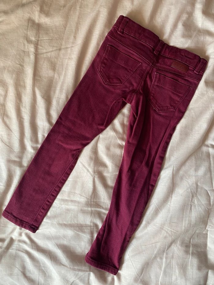 Jean skinny bordeaux - photo numéro 4