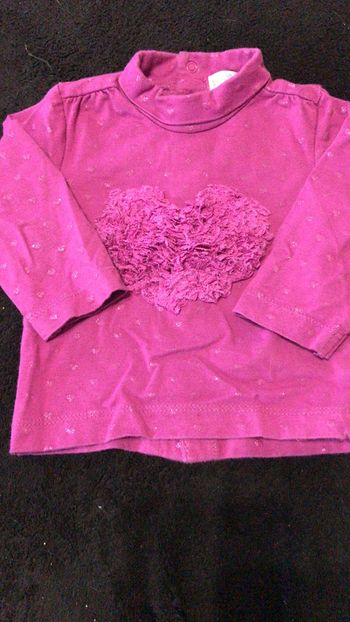 Tee-shirt col roulé 6 mois