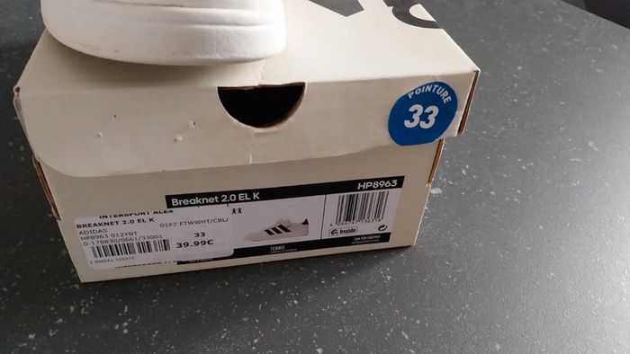 Baskets Adidas p 33 breaknet 2.0 EL K - photo numéro 2