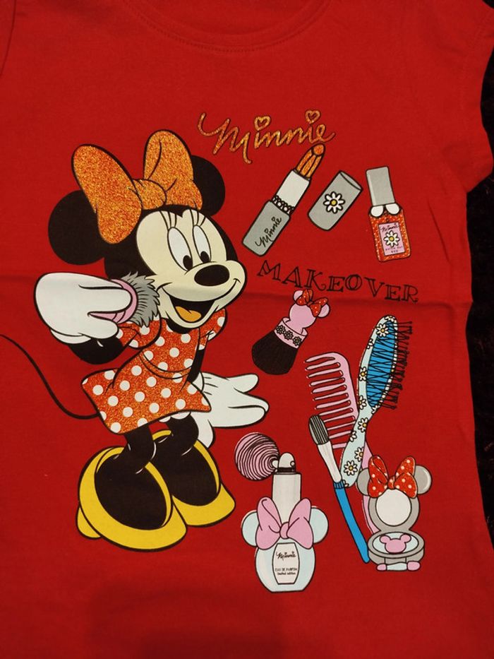 lot de 3 t-shirts 6 ans minnie disney - photo numéro 5