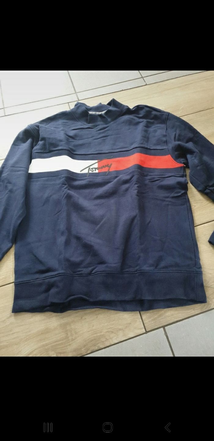 Sweat garçon comme neuf Tommy hilfiger L - photo numéro 2