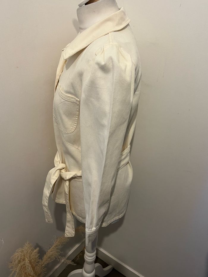 Veste chemise écrue only S - photo numéro 5