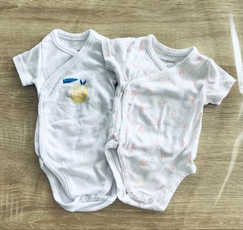 Lot de 2 body « orchestra » taille 1 mois