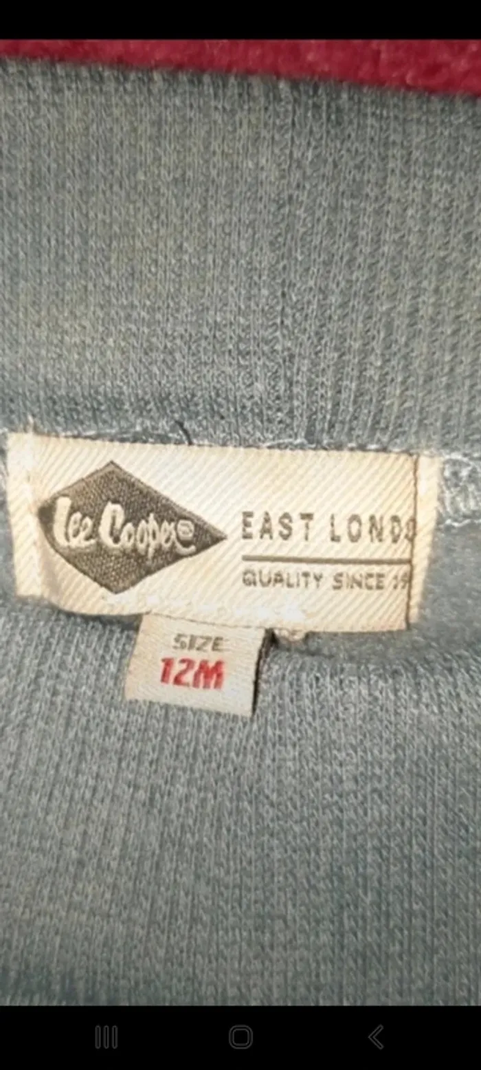 Ensemble jogging garçon lee cooper neuf - photo numéro 7