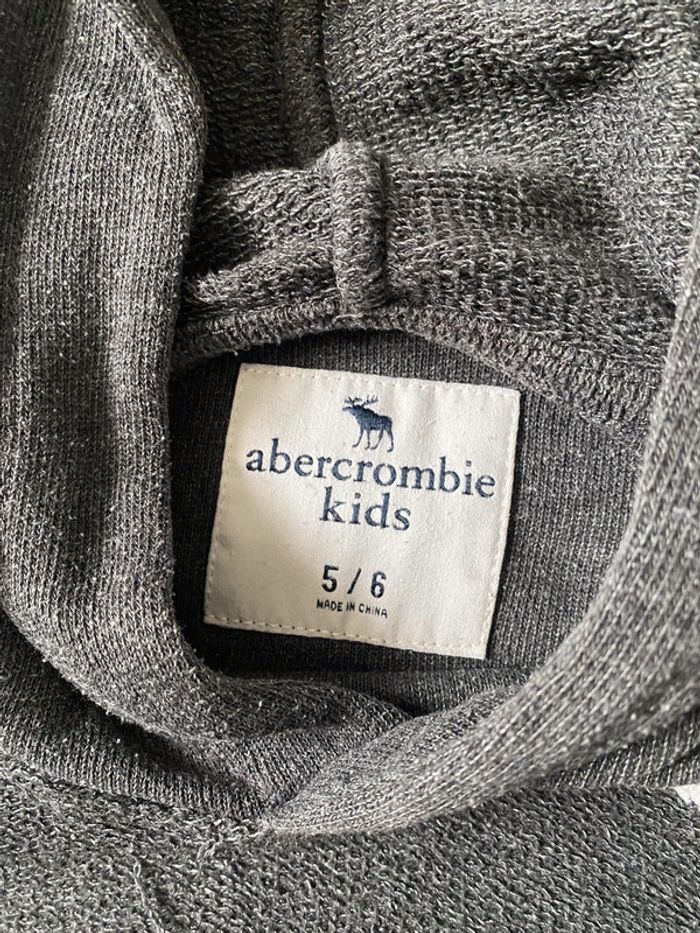 Pull à capuche Abercrombie - taille 5 / 6 ans - photo numéro 4