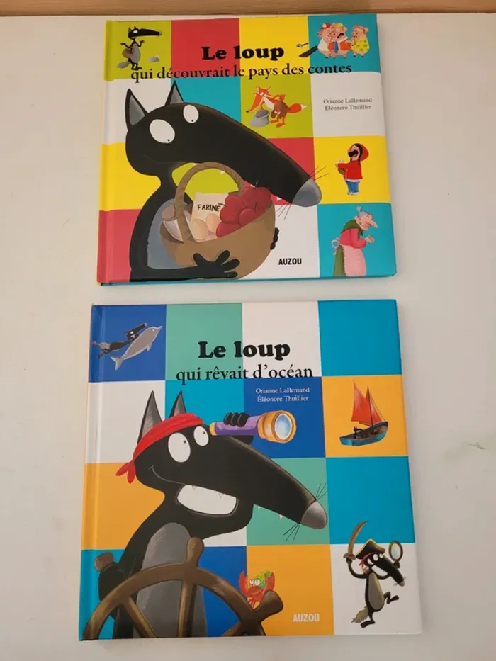 Lot de 8 livres grand format Le loup par Auzou - photo numéro 8