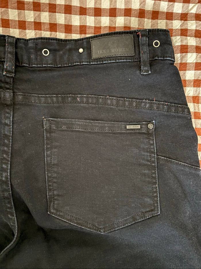 Jean slim IKKS T.38 bleu foncé - photo numéro 4
