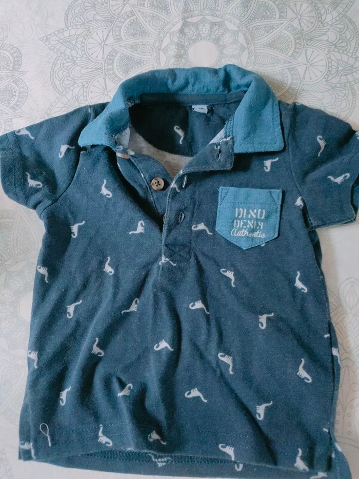 Polo t-shirt manches courtes 3 mois