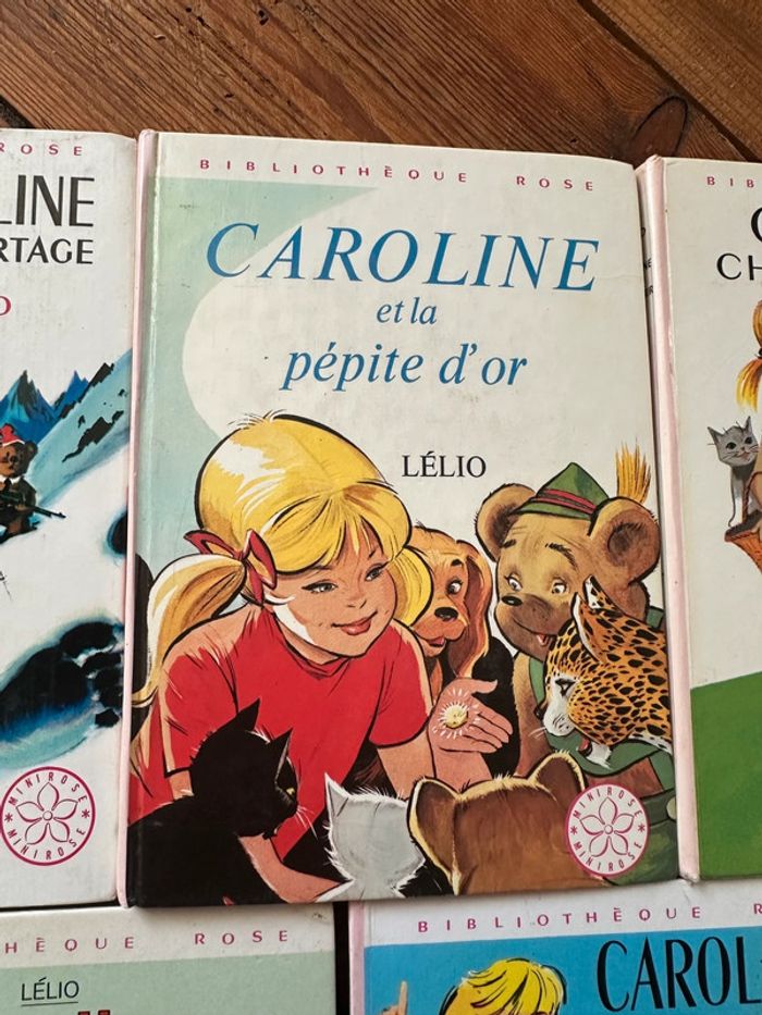 Lot de 7 livres Caroline romans histoires Bibliothèque rose anciens vintage Pierre Probst - photo numéro 7