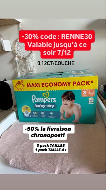 Pampers taille 3