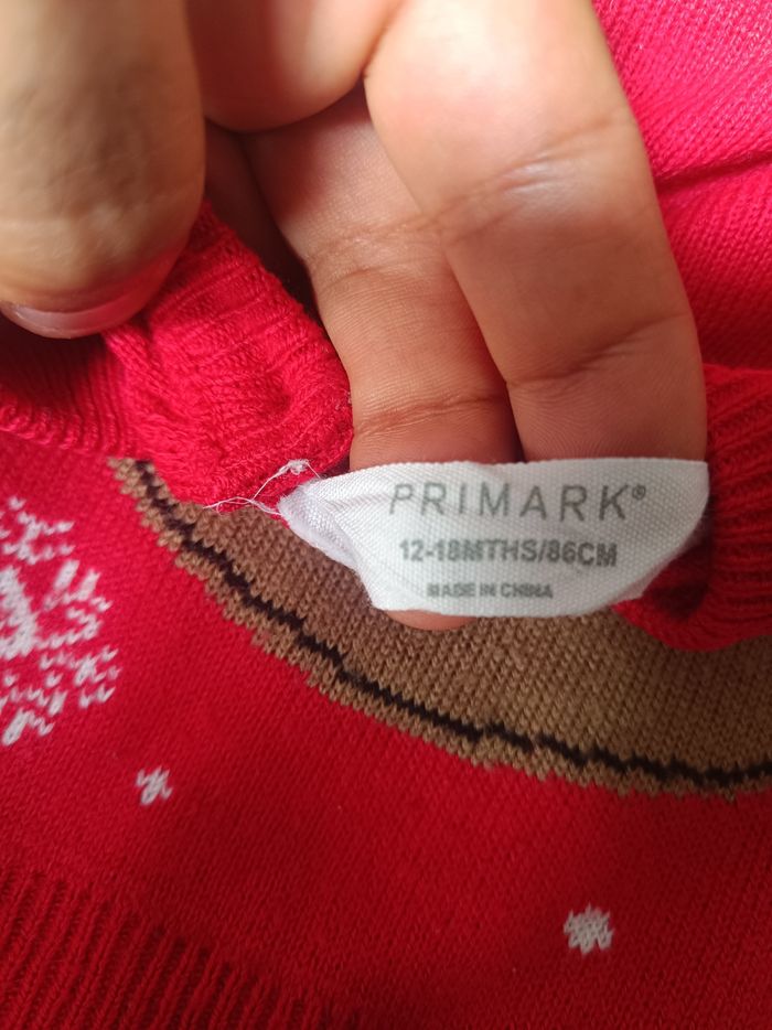 Pull léger Primark 12-18 mois 86 cm - photo numéro 2