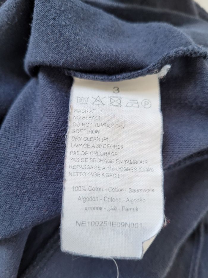 T-shirt marine à capuche Levi's 3 ans - photo numéro 5