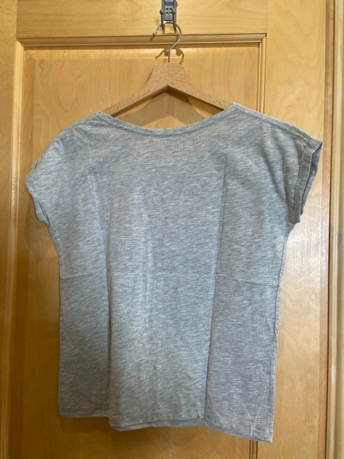 Teeshirt imprimé dingue de pop DDP gris - photo numéro 4
