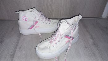 Baskets montantes  barbie P33