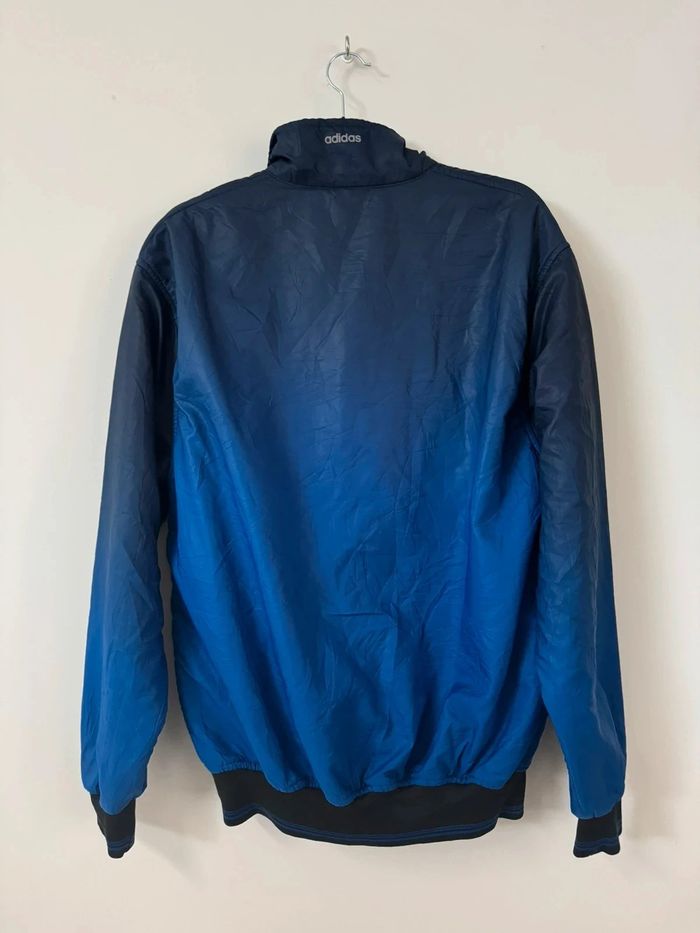 Veste Adidas bleue vintage coupe-vent – Taille XXL - photo numéro 3