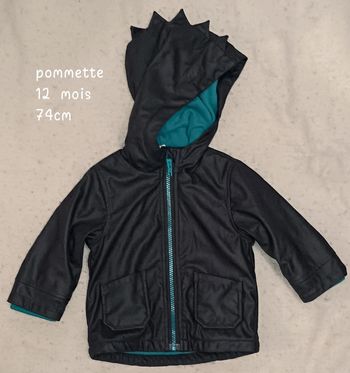 Manteau imperméable Pommette t. 12mois
