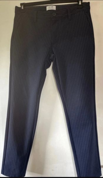 pantalon classique marine