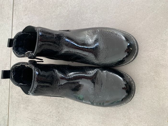 Bottines noires vernie taille 34 - photo numéro 2