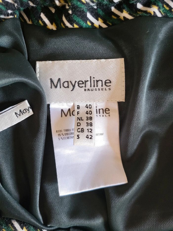 Jupe mi longue imprimé graphique Mayerline - rétro chic - photo numéro 7