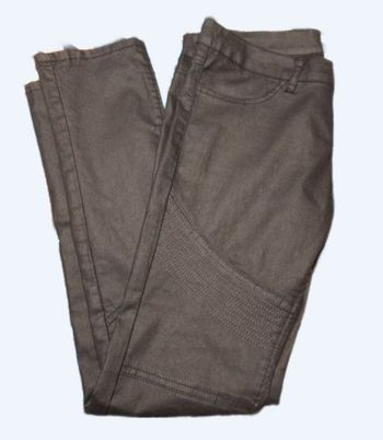 Pantalon fille 14 ans tissaia effet ciré, enduit