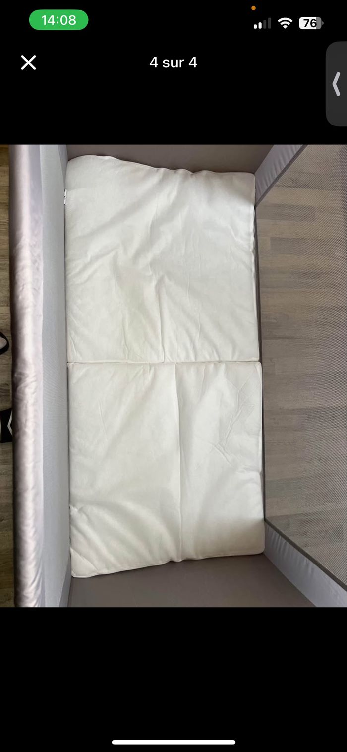 Lit parapluie avec matelas supplémentaire - photo numéro 4