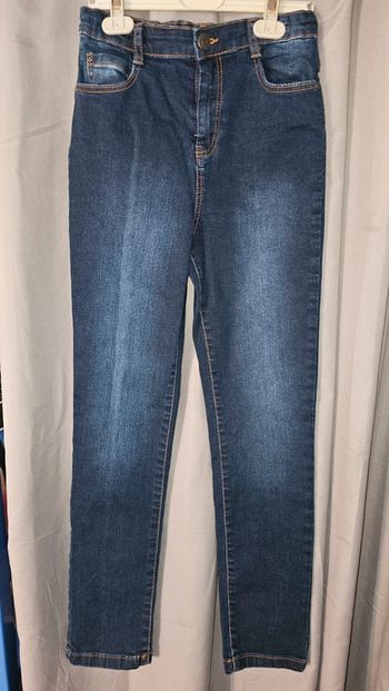Jean bleu foncé slim vertbaudet taille 12 ans
