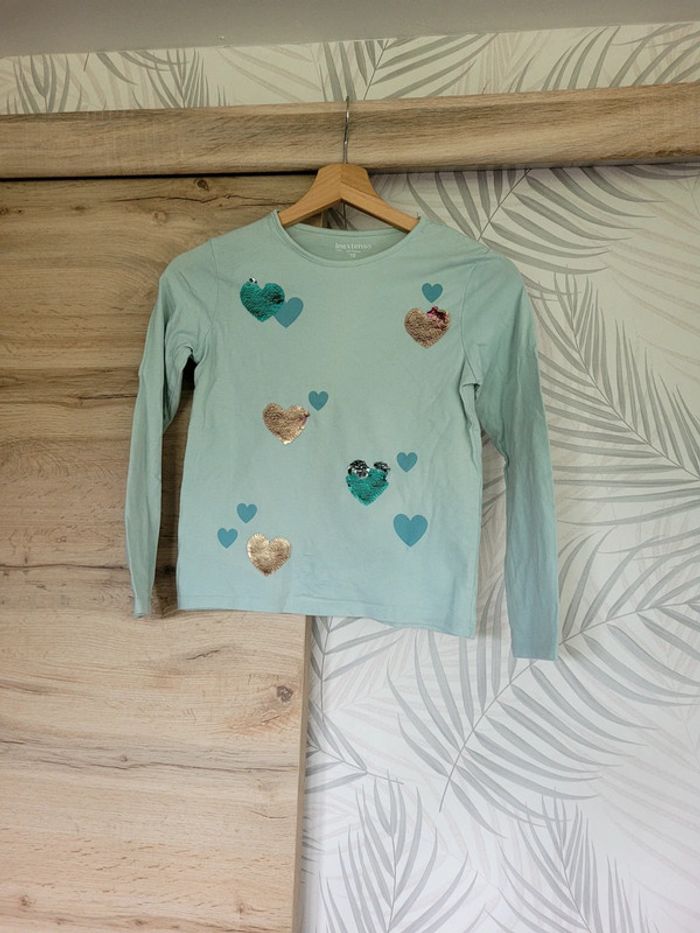Tee shirt manche longue fille 10 ans kiabi - photo numéro 2