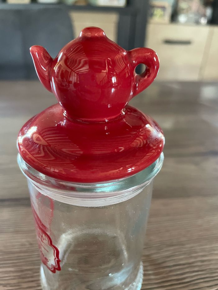 Petit pot en verre pour thé - photo numéro 2