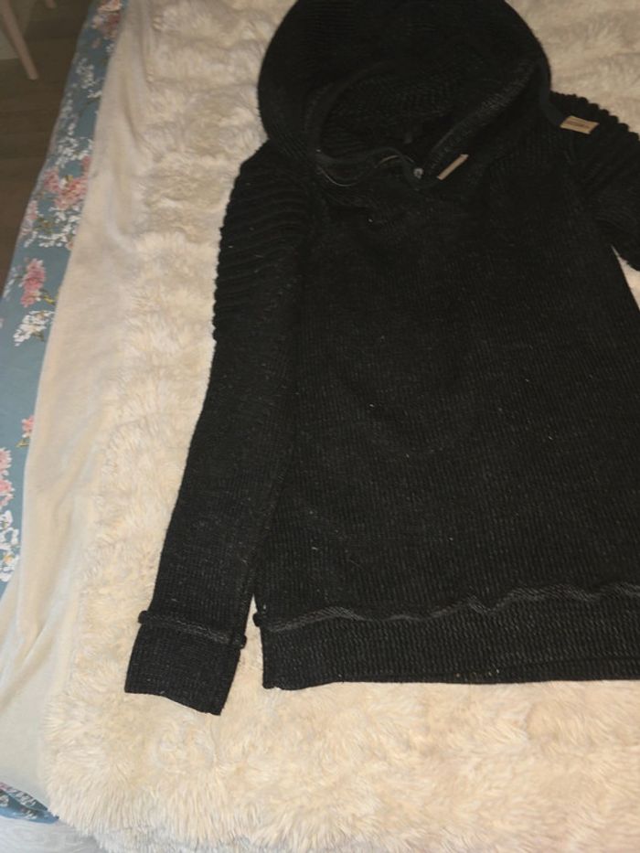 Pull hiver capuche homme - photo numéro 5