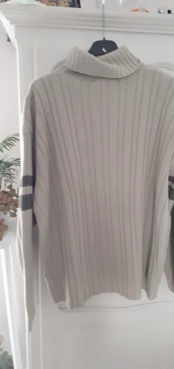 Pull col roulé