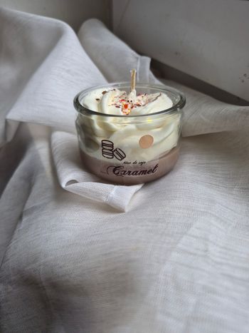 Bougie gourmande 160g caramel