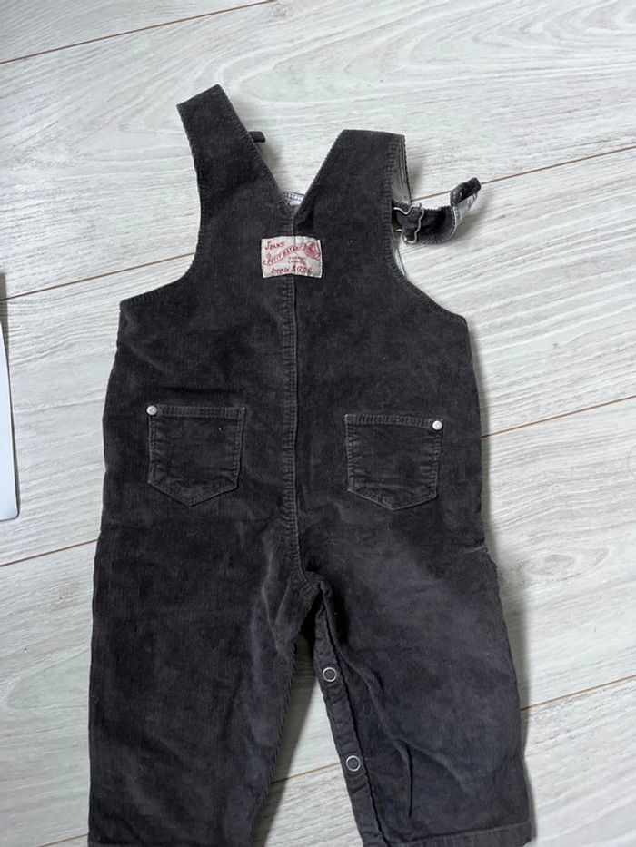 Salopette velours petit bateau 6 mois - photo numéro 4