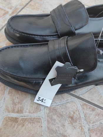 Mocassins cuir homme tex