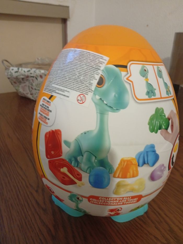 Gros oeuf junior smashers dino vert neuf dès 3 ans - photo numéro 2