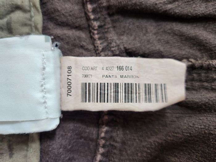 Pantalon Cyrillus en Velours Côtelé Marron - Taille 14 ans - photo numéro 8