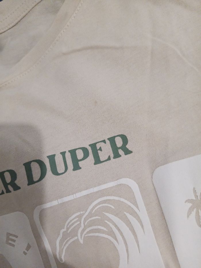 T-shirt "crème - super duper" _ T.13/14 ans - photo numéro 3
