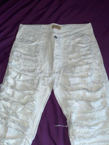 Jeans déchirés blanc Distinct 👖