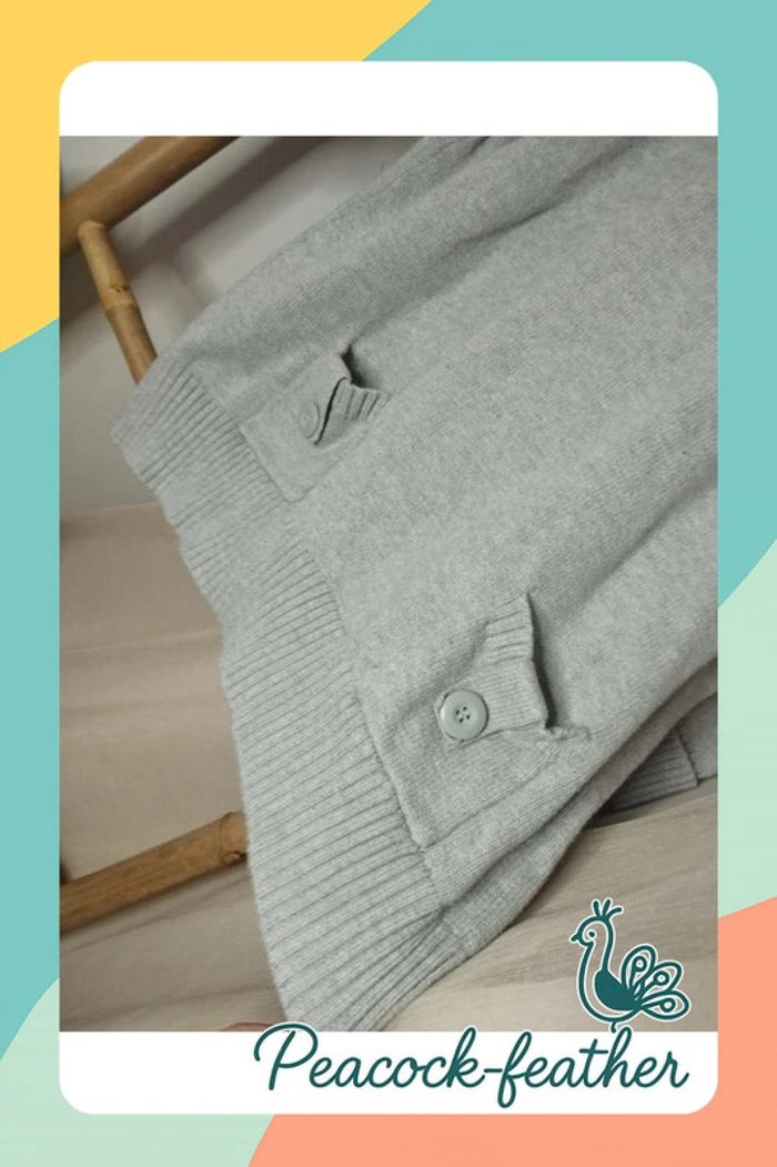 Pull gris 3/4 samba T5 - photo numéro 2