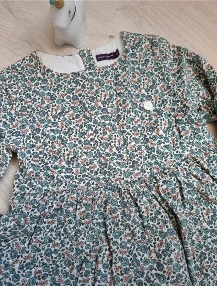 robe velours manche longue 5 ans - photo numéro 2