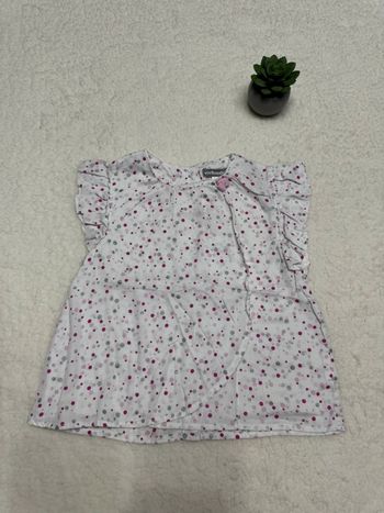 Blouse manche courte fille