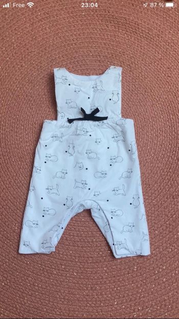 Combinaison 1 mois jacadi