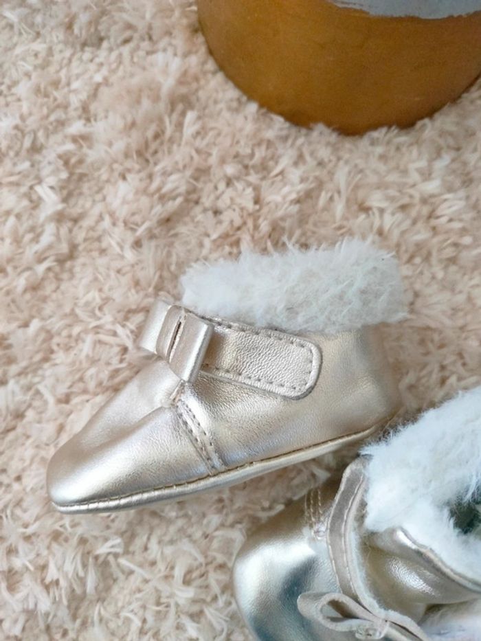 Chaussons fourrés Or - photo numéro 3