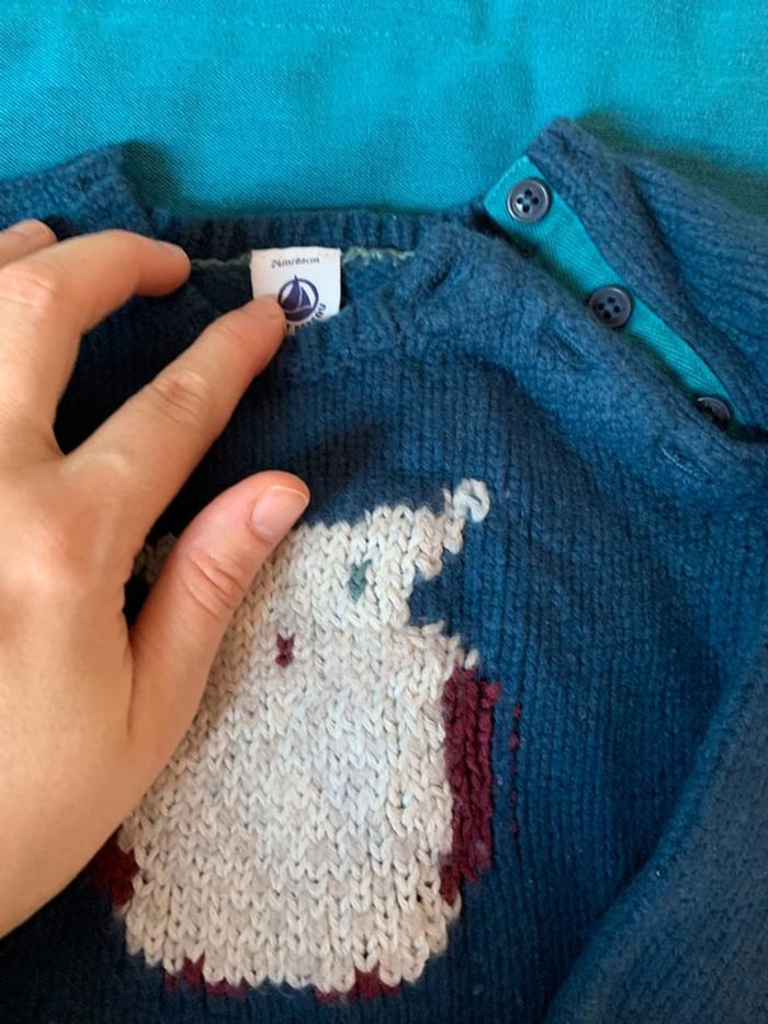 Pull Petit bateau 2 ans - photo numéro 2