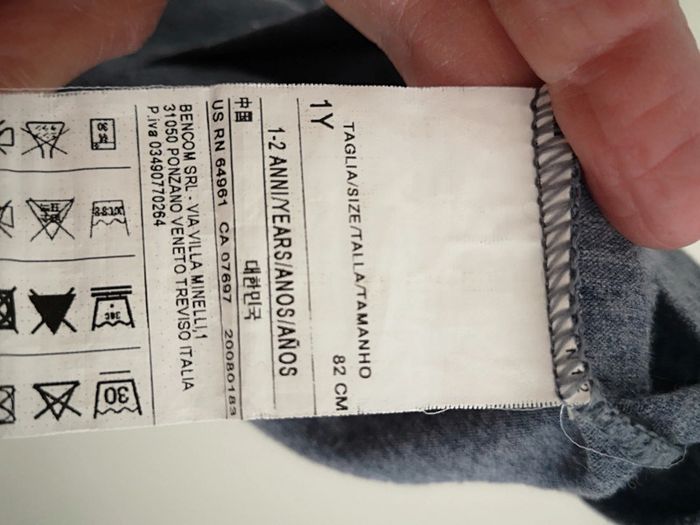 #tshirtmanchescourtesbebe garçon 1-2 ans - photo numéro 3