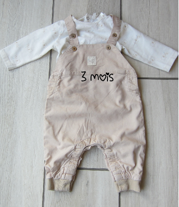 Ensemble bébé 3 mois