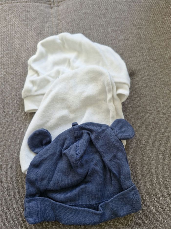 Lot de 3 bonnets