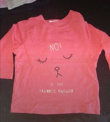 T shirt manche longue 6 mois