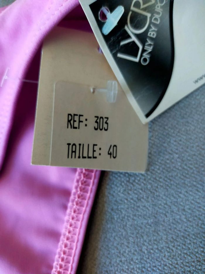 Bas de maillot de bain rose uni – Haute Pression - photo numéro 3