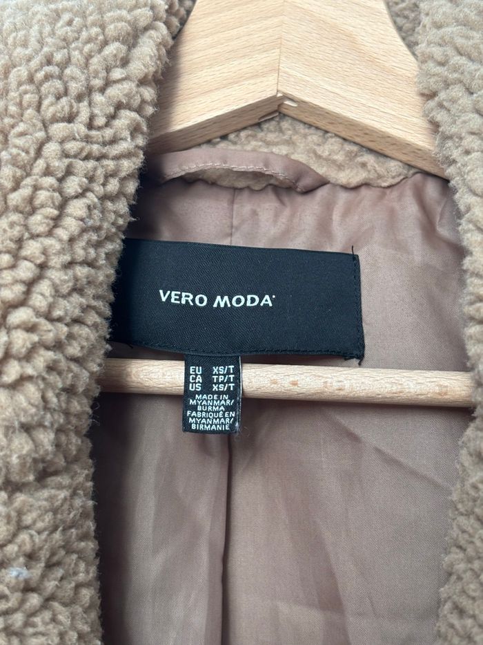 Manteau teddy camel Vero Moda taille XS/S - photo numéro 5