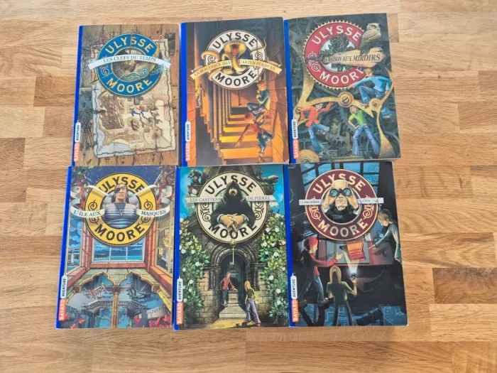 Lot de 6 romans Ulysse Moore 1 à 6